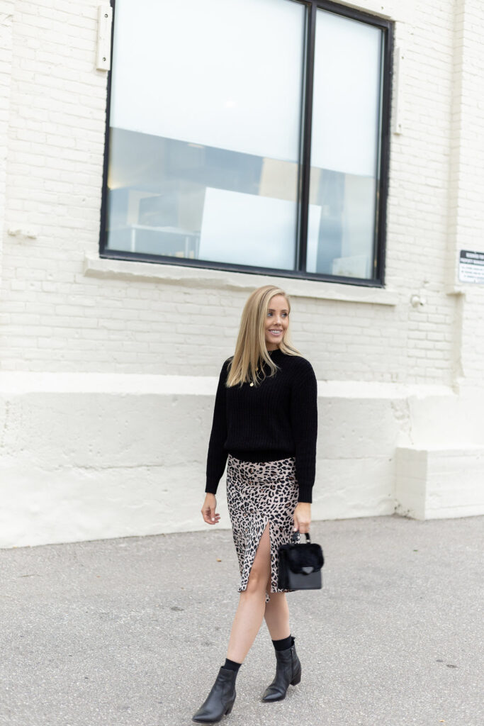 Black, Leather & Leopard Look for Fall