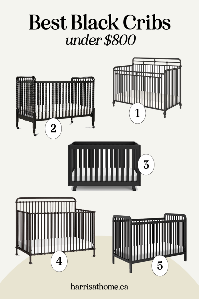 Best Affordable Vintaged-Inspired Black Iron Cribs